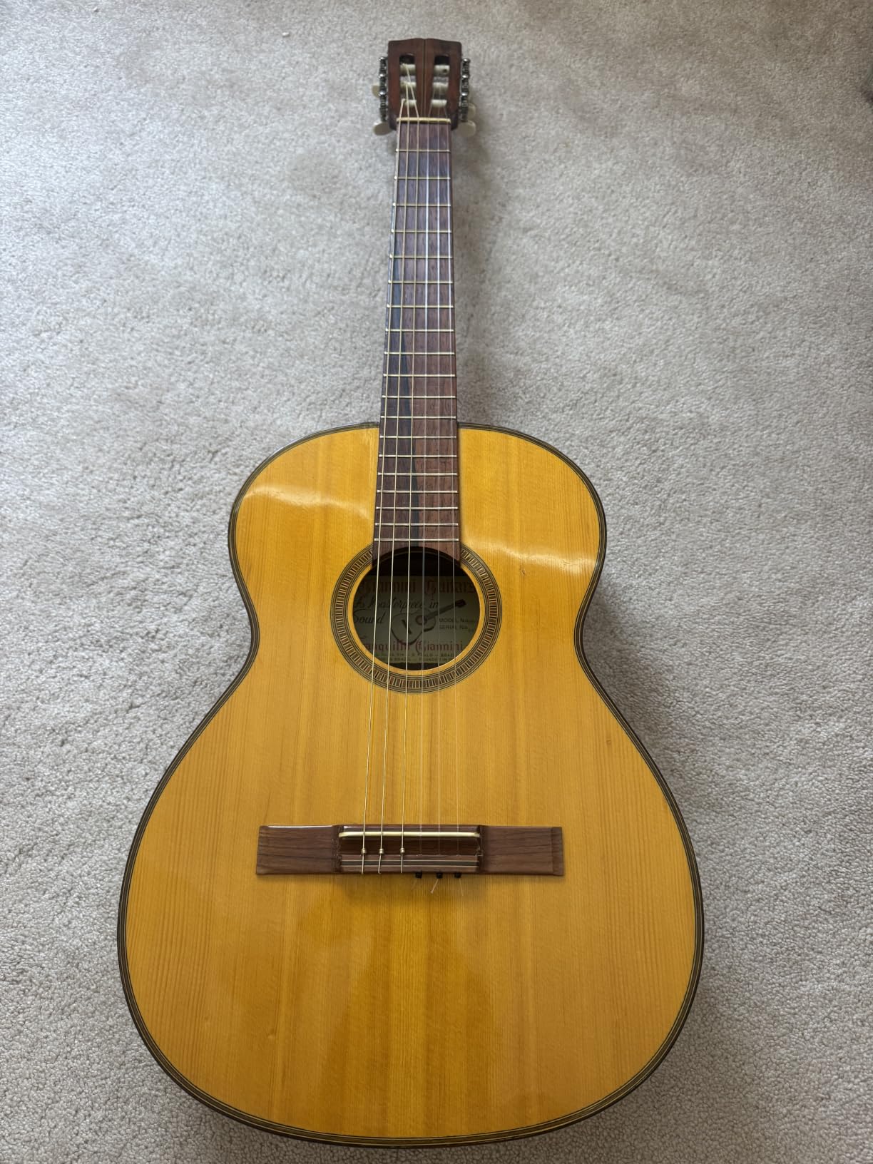 Ernie Ball Folk Nylon Clear & Gold Ball-End 80/20 Bronze Acoustic Guitar Strings, 28-42 Gauge (P02069) customer photo 2