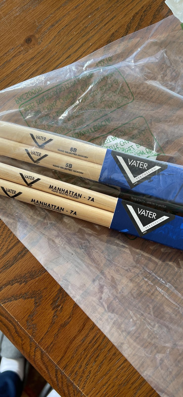 Vater Fusion Hickory Drumsticks Pair, Wood Tip customer photo 1