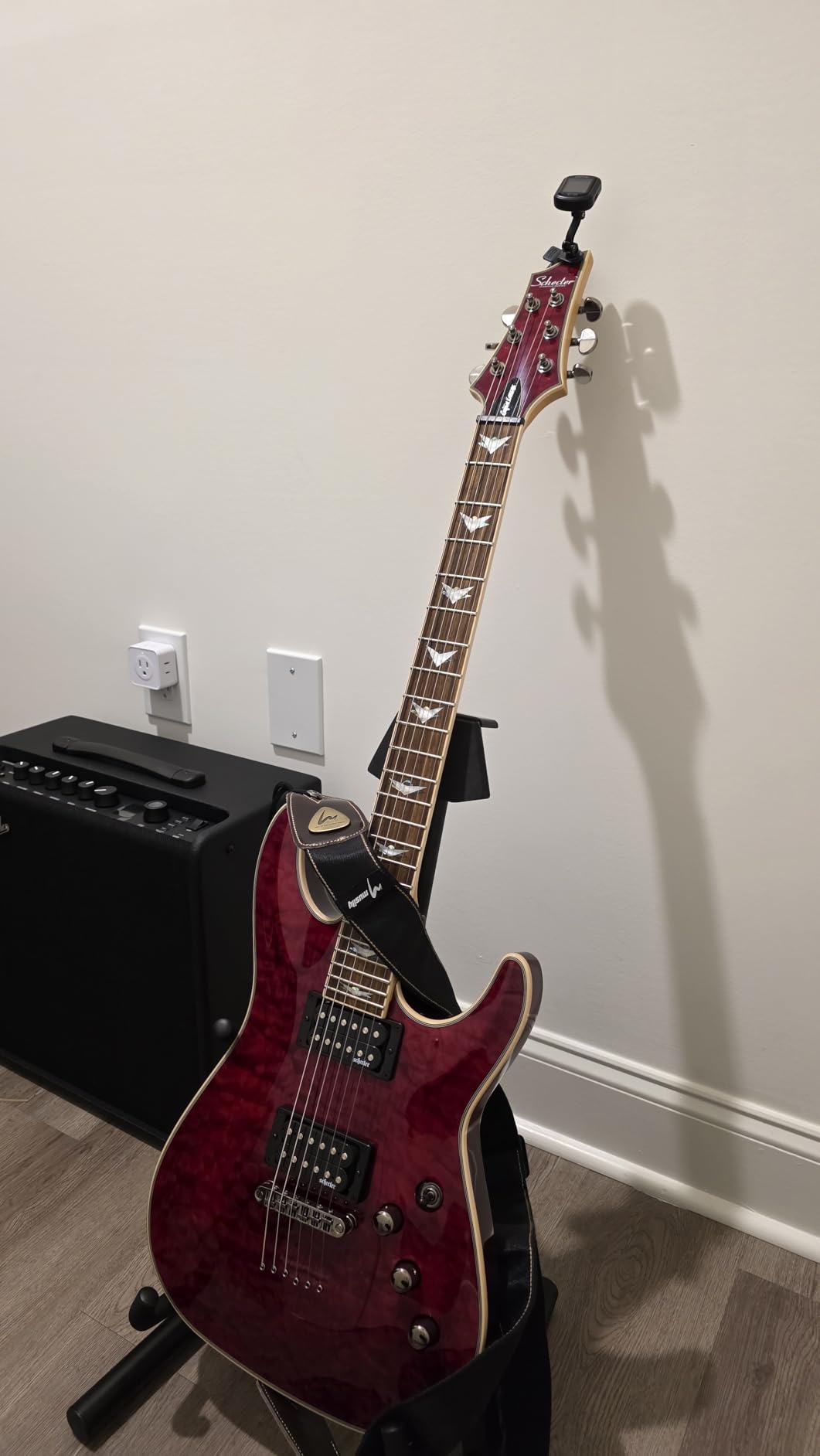 Schecter Omen Extreme-6 Electric Guitar - Black Cherry customer photo 2