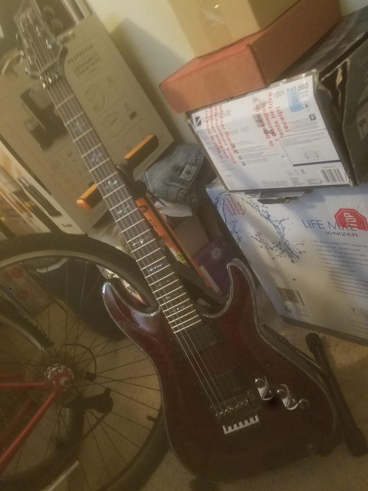 Schecter Hellraiser C-1 FR Electric Guitar, Black Cherry customer photo 1