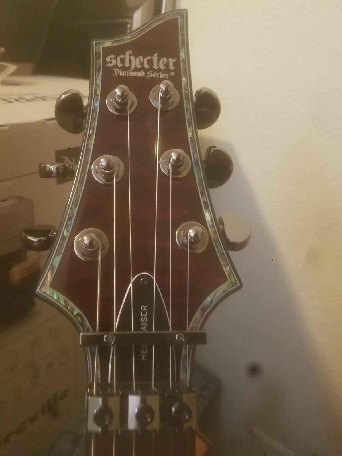 Schecter Hellraiser C-1 FR Electric Guitar, Black Cherry customer photo 2