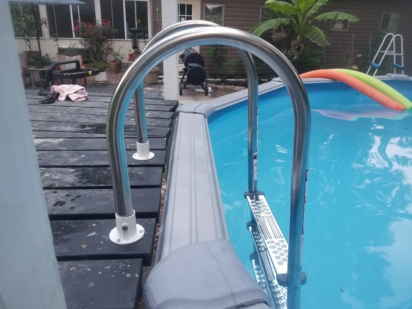 Blue Wave Premium Stainless Steel in-Pool Ladder for Above Ground Pools customer photo 1