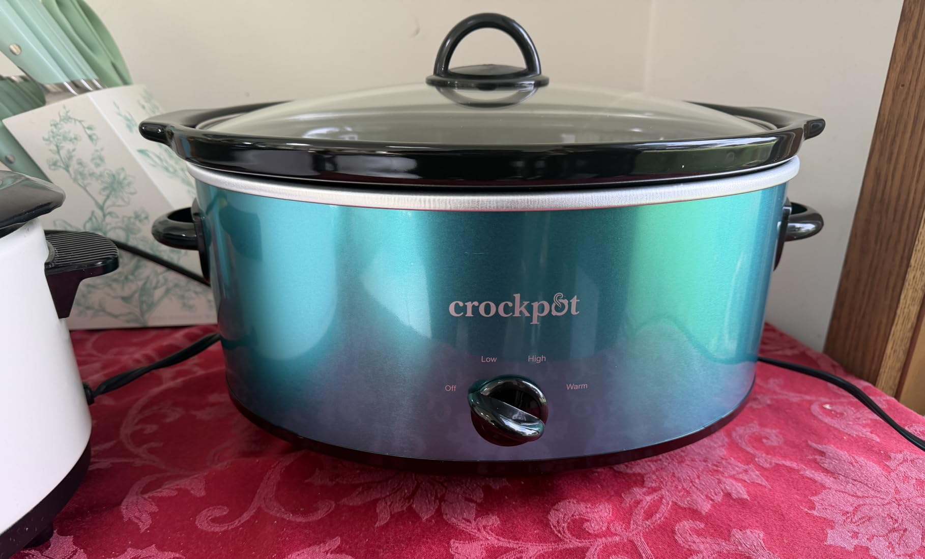 Crock-Pot 7-Quart Manual Slow Cooker, Family Size Serves 8+ People & Fits 6-lb Roast, Removable Stoneware with Warming Setting, Dishwasher Safe for Easy Cleanup, Stainless Steel customer photo 2