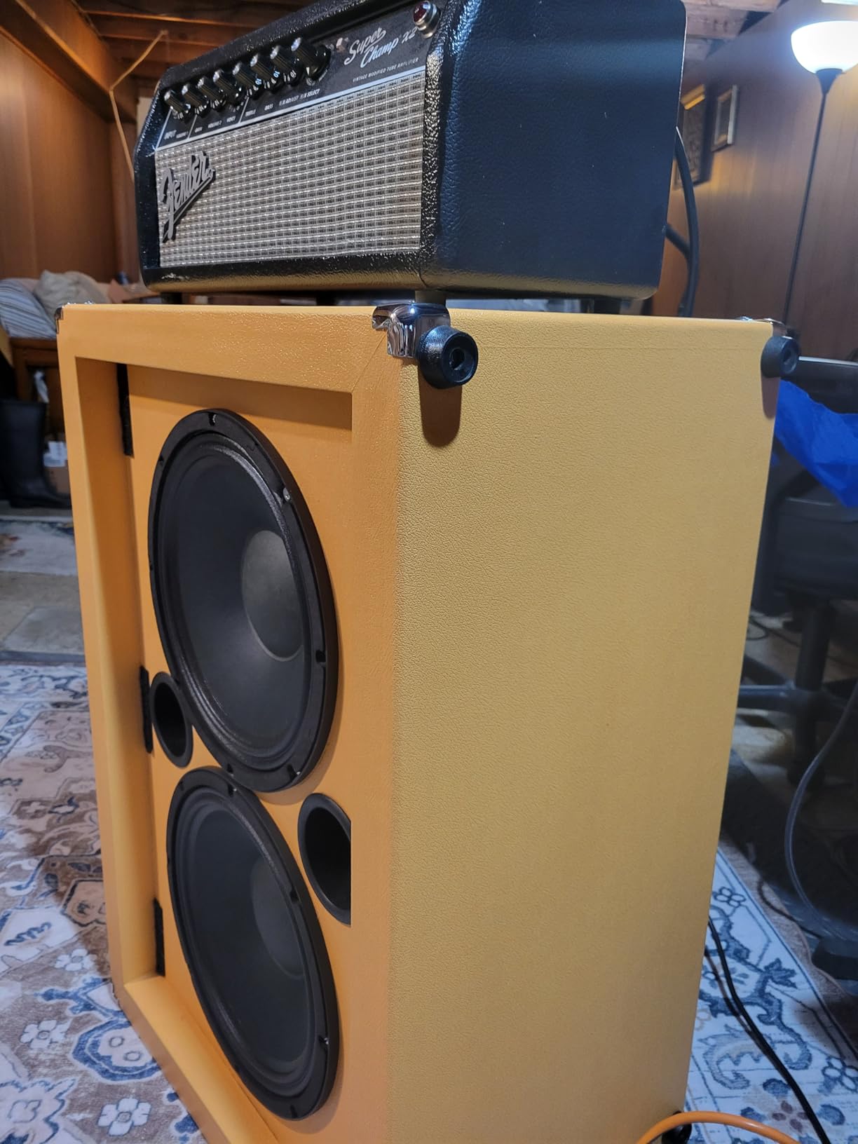 Seismic Audio - 2x12 GUITAR SPEAKER CAB EMPTY - 7 Ply Birch - 212 Speakerless Cabinet NEW 12