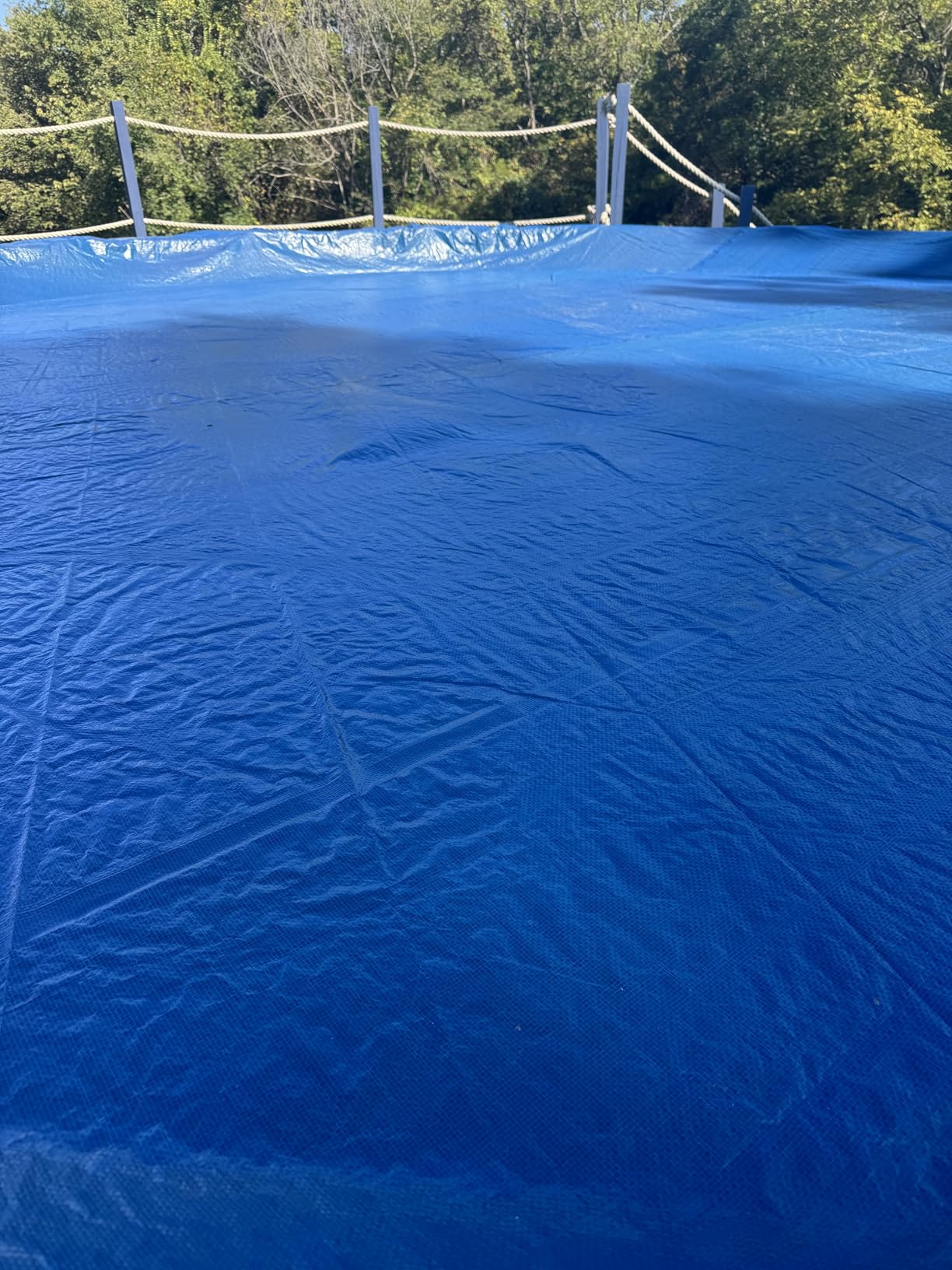Robelle 24 ft Heavy Duty Super Winter Pool Cover for Above Ground Pools customer photo 2