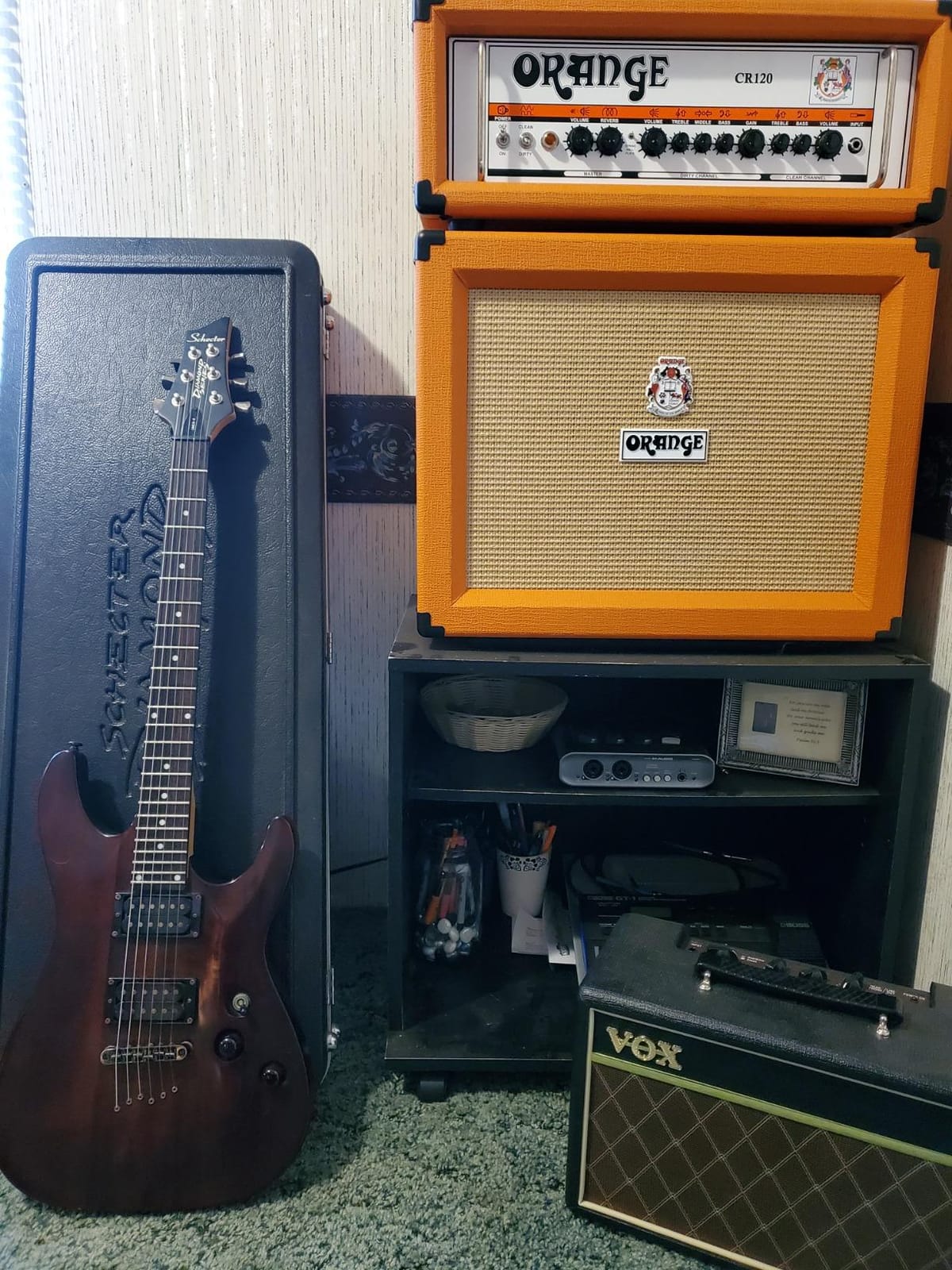 Orange 1x12 Cabinet Celestion V30 16 Ohm, Black customer photo 2