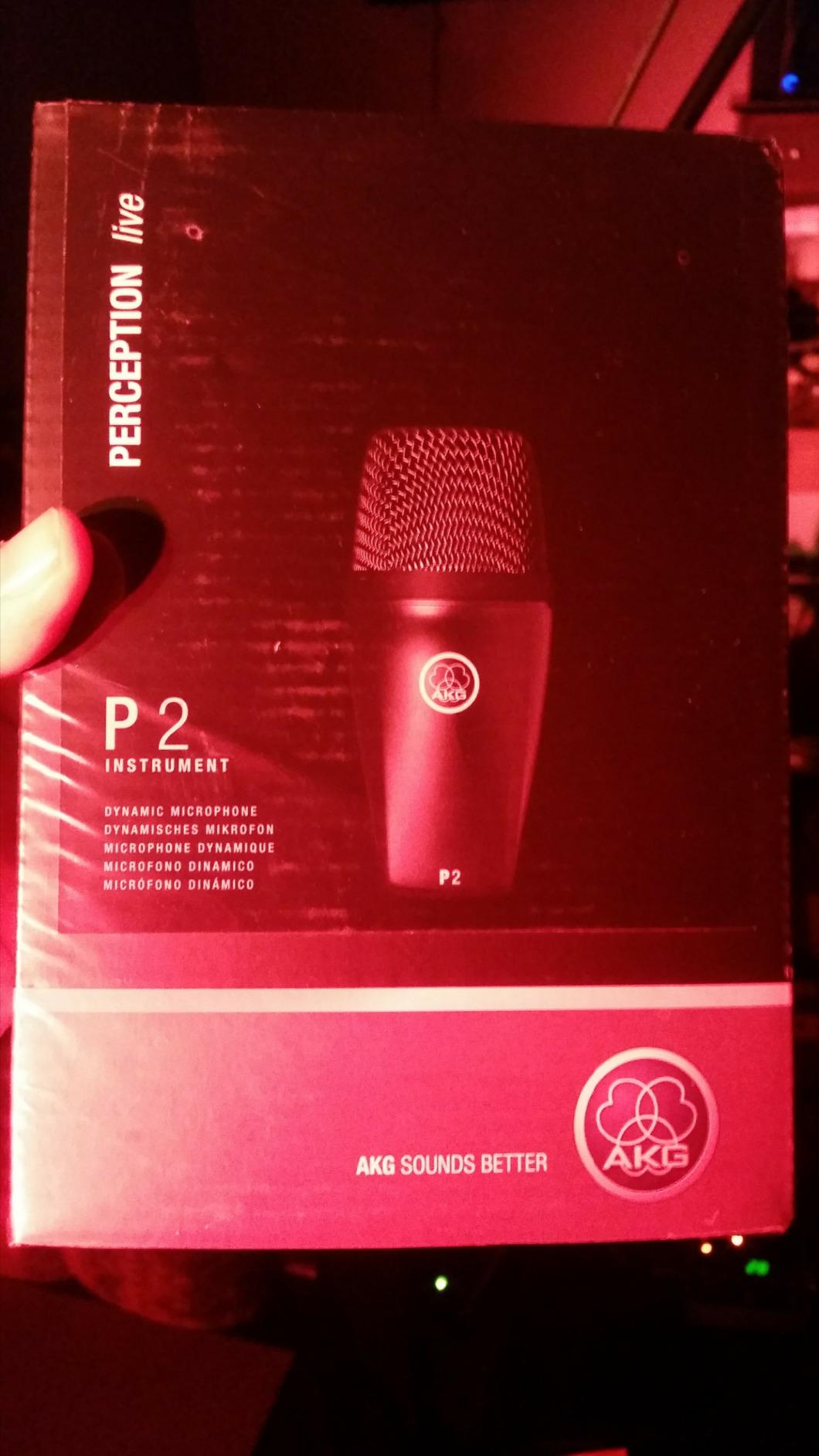 AKG Pro Audio P2 High-Performance Dynamic Bass Microphone, Black customer photo 2