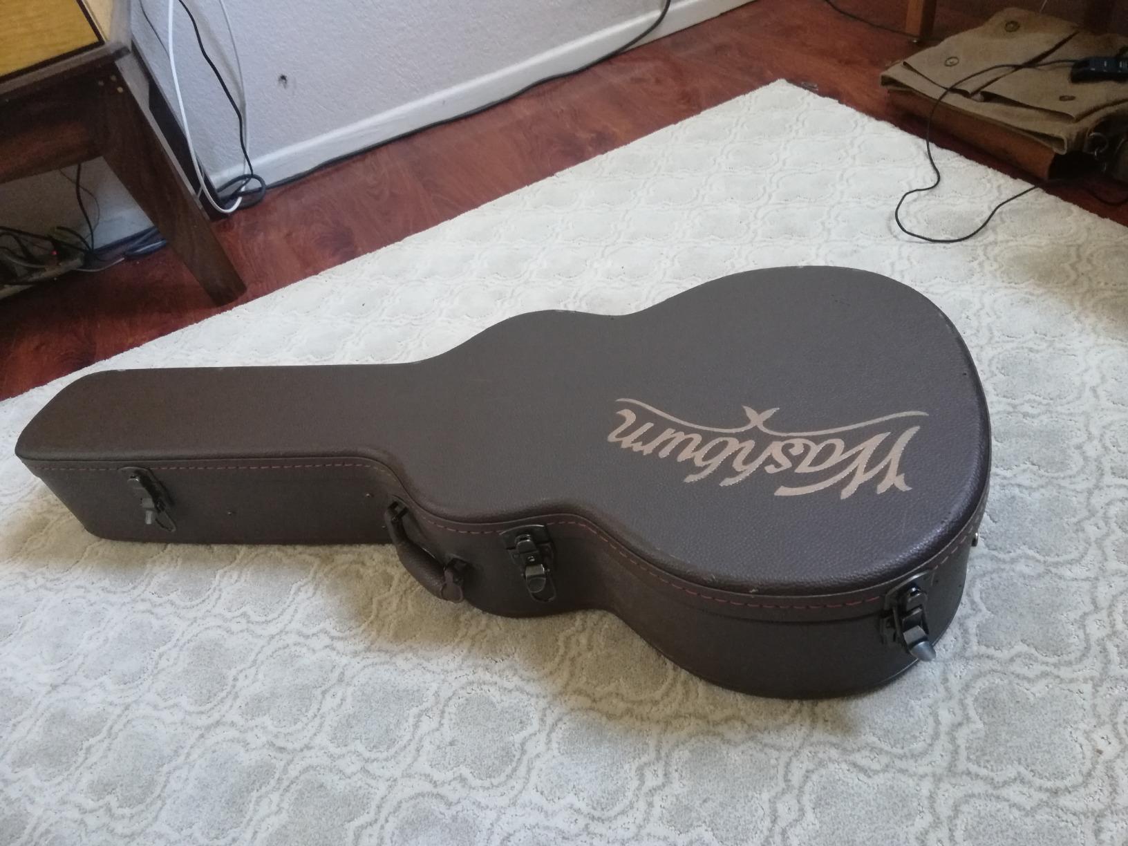 Washburn Comfort Series WCG55CE Acoustic Guitar, Natural customer photo 1