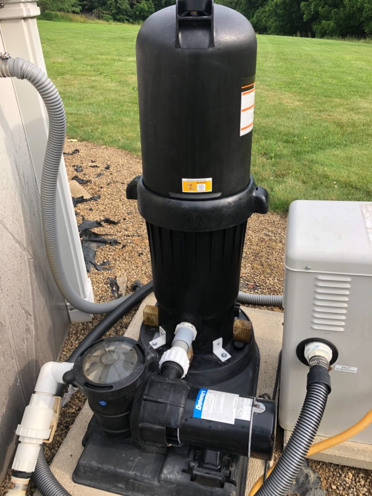XtremepowerUS Swimming Pool Cartridge Filter, High Flow Filter System for In-Ground & Above Ground Pools & Spas, 2-Inch Ports, Heavy-Duty Pool Water Filtration (200 SF) customer photo 2