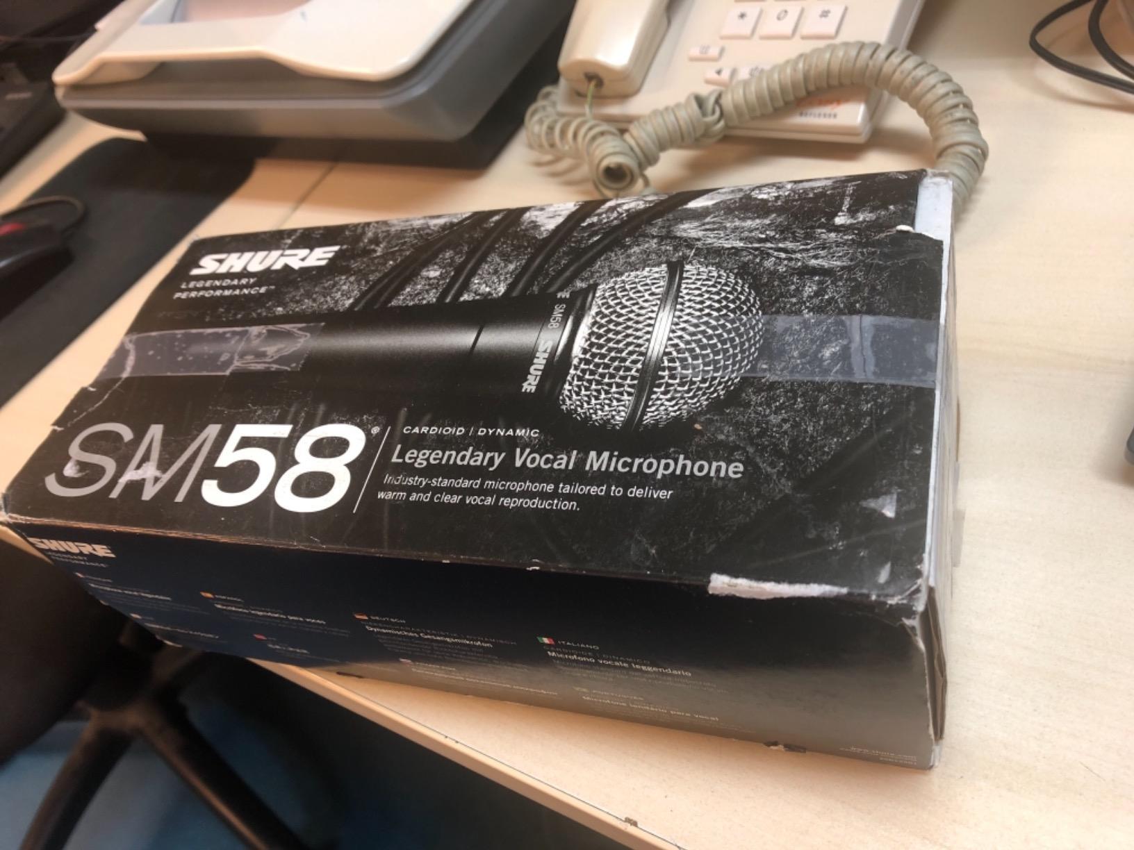 Shure SM58-S Microphone Bundle with on/off Switch, clip and pouch, MIC Boom Stand and XLR Cable customer photo 2