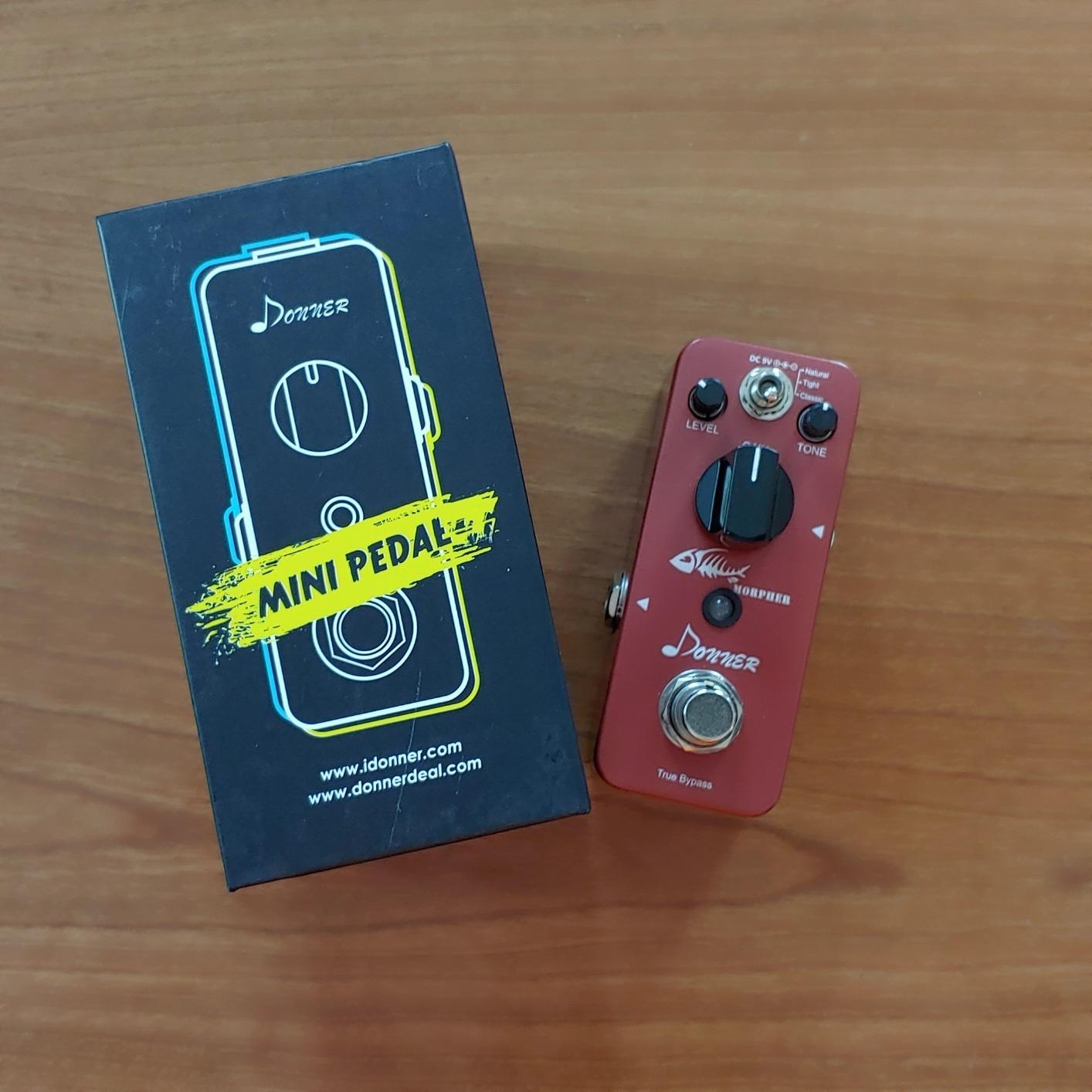 Donner Distortion Guitar Pedal, Morpher Mini Distortion 3 Modes Natural, Tight, Classic Crunch 80s Metal for Electric Guitar True Bypass customer photo 2
