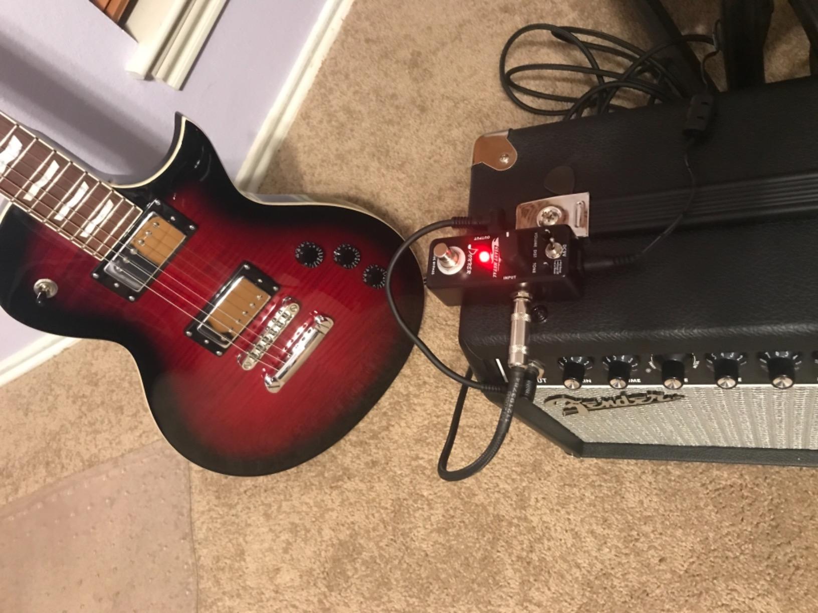 Donner Giant Metal Distortion Pedal -Boost Distortion for Electric Guitar, Pedalboards, 3 Modes True Bypass customer photo 1