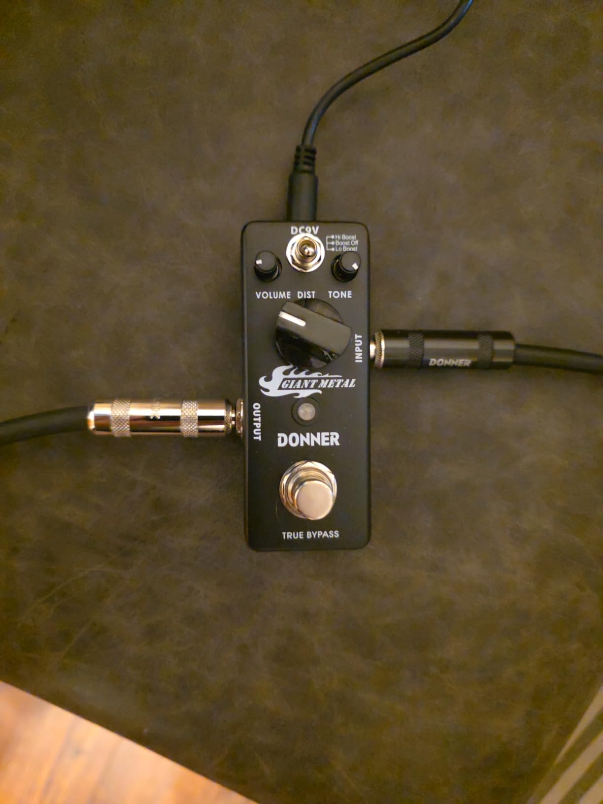Donner Giant Metal Distortion Pedal -Boost Distortion for Electric Guitar, Pedalboards, 3 Modes True Bypass customer photo 2