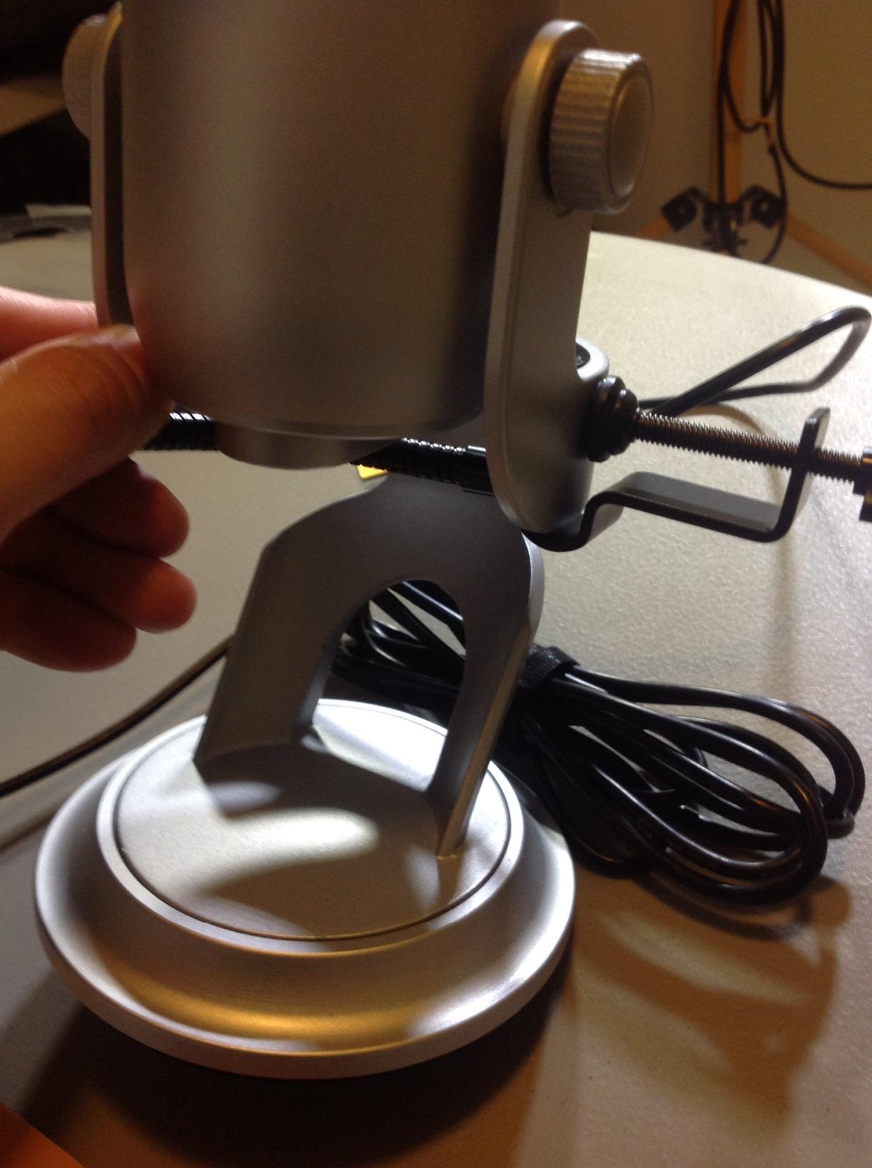 Pop Filter Screen for Microphones - Gooseneck Clamps Compatible with Blue Yeti Microphone customer photo 1