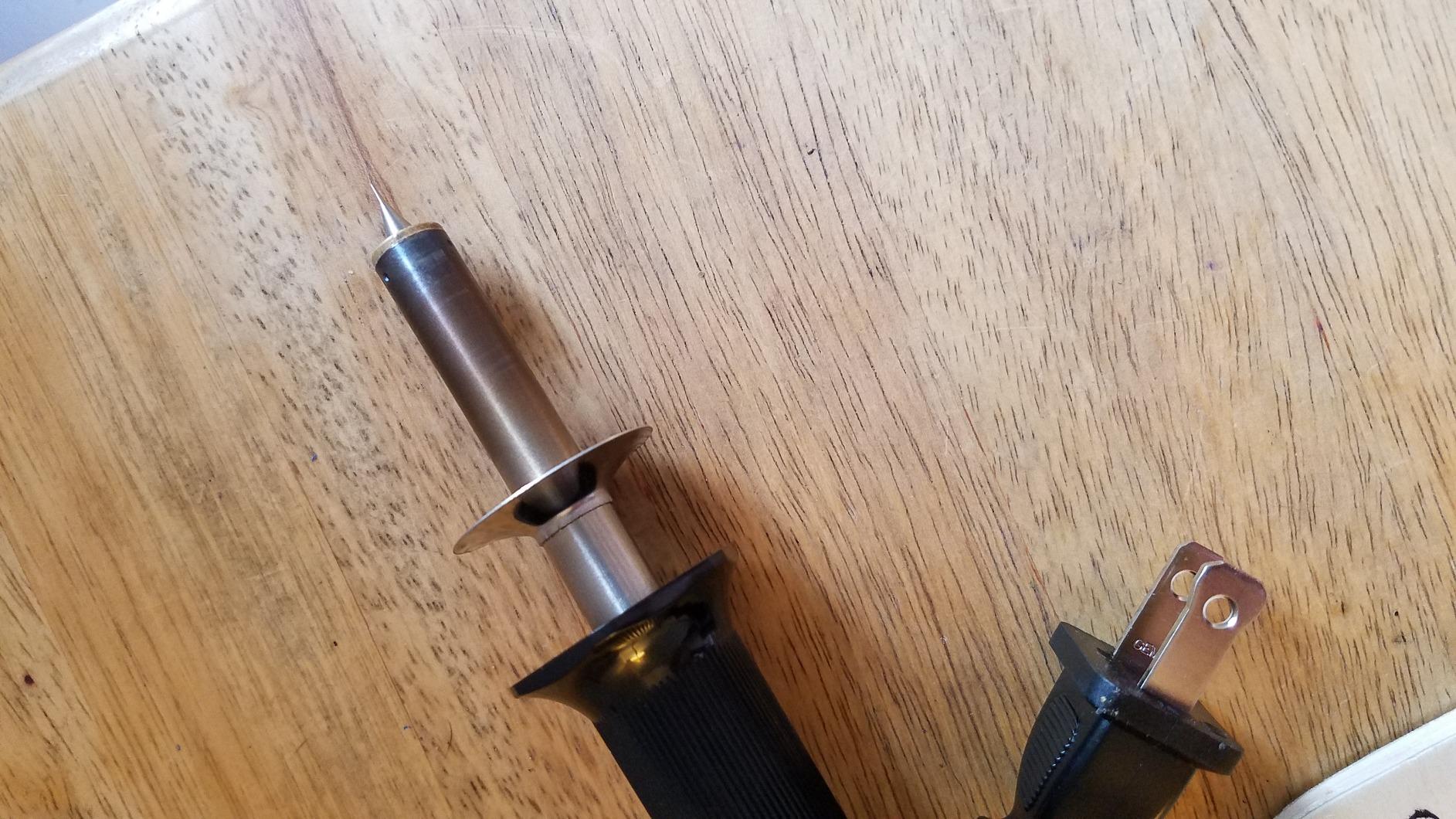 Plaid wood burning and stencil cutting tool, customer photo 1