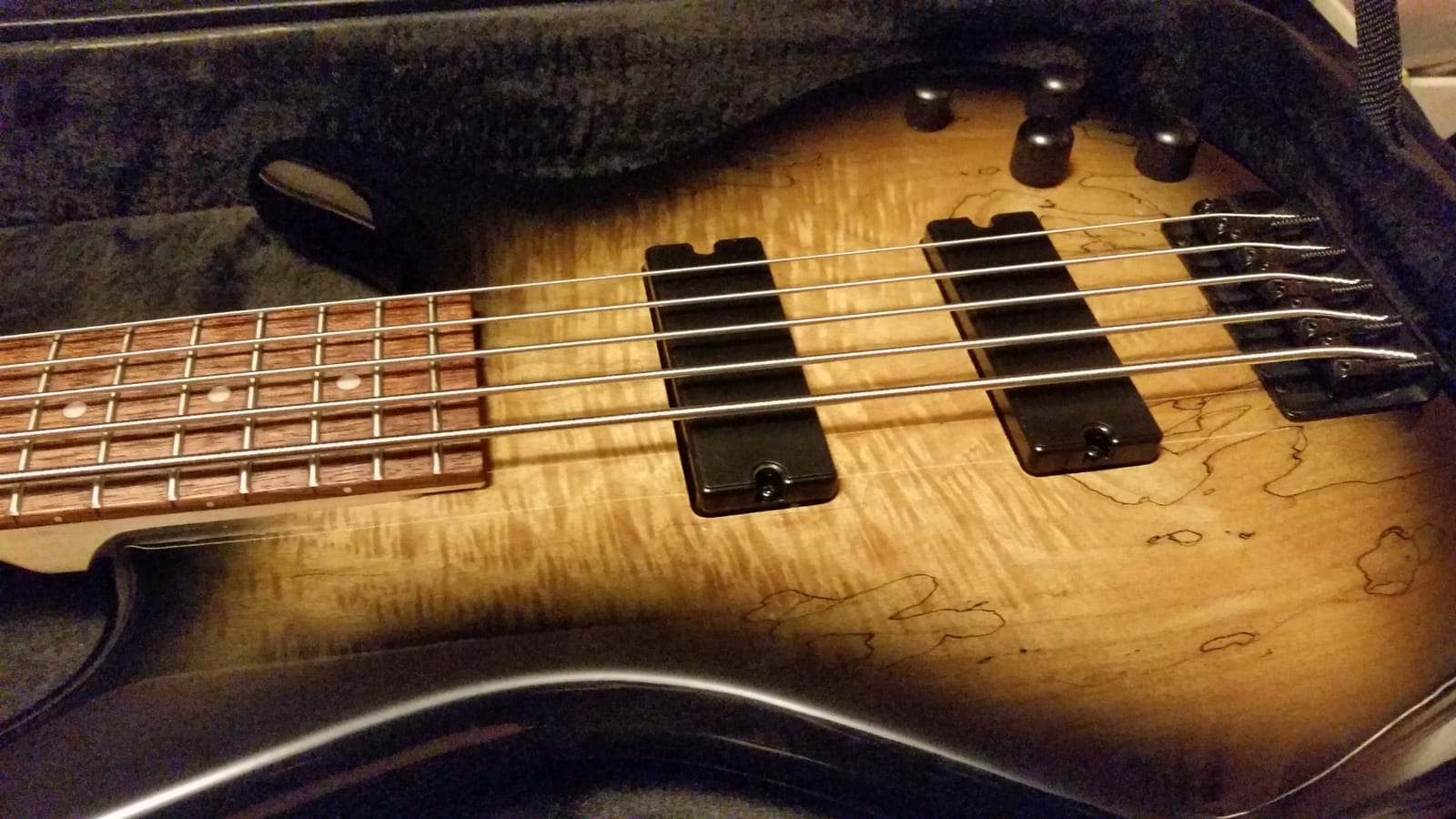 Ibanez GSR205SMNGT - Spalted Maple Top Natural Grey Burst customer photo 2