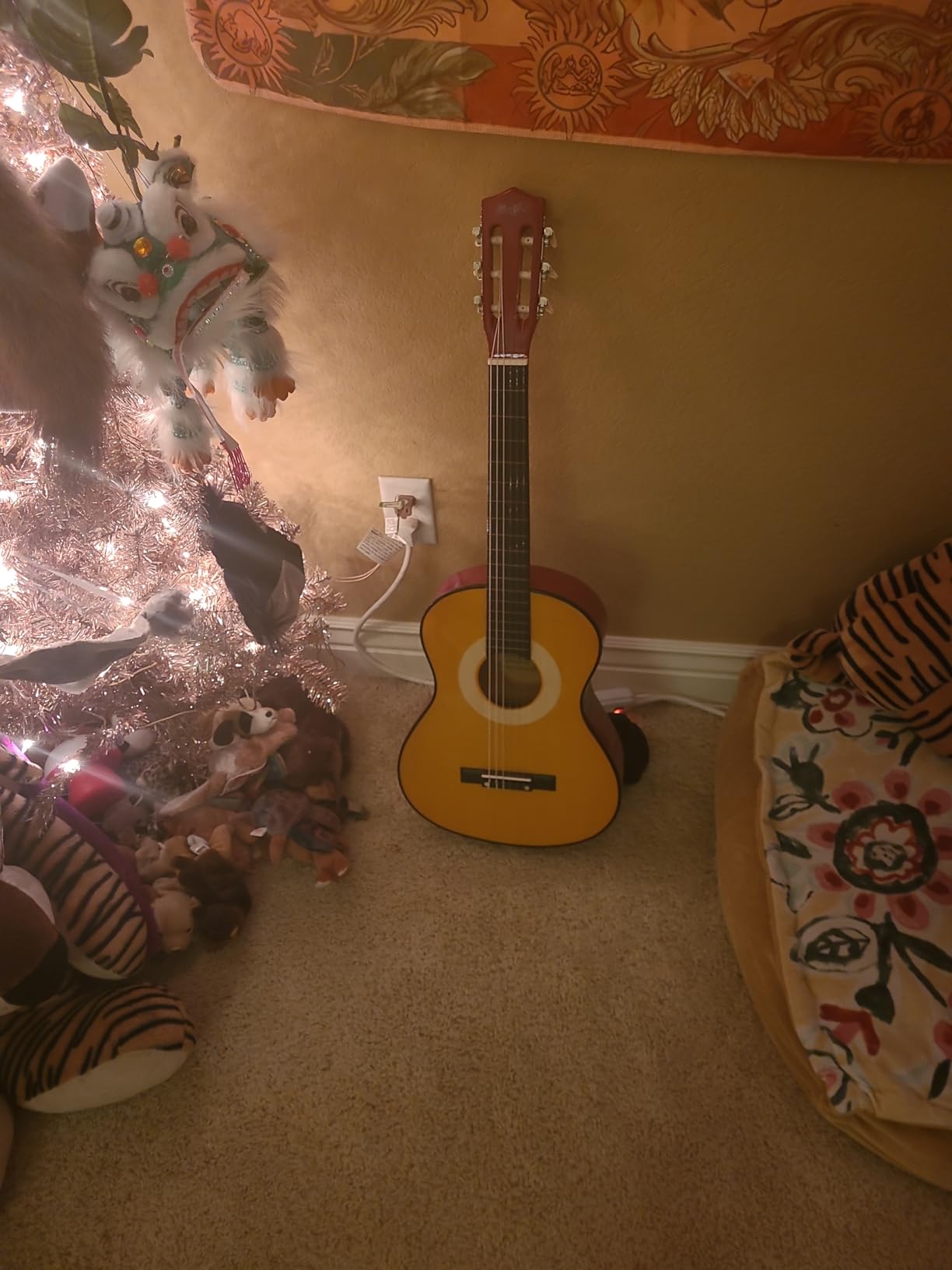 Music Alley 34 Inch Junior Classical Guitar for Kids, Natural customer photo 1