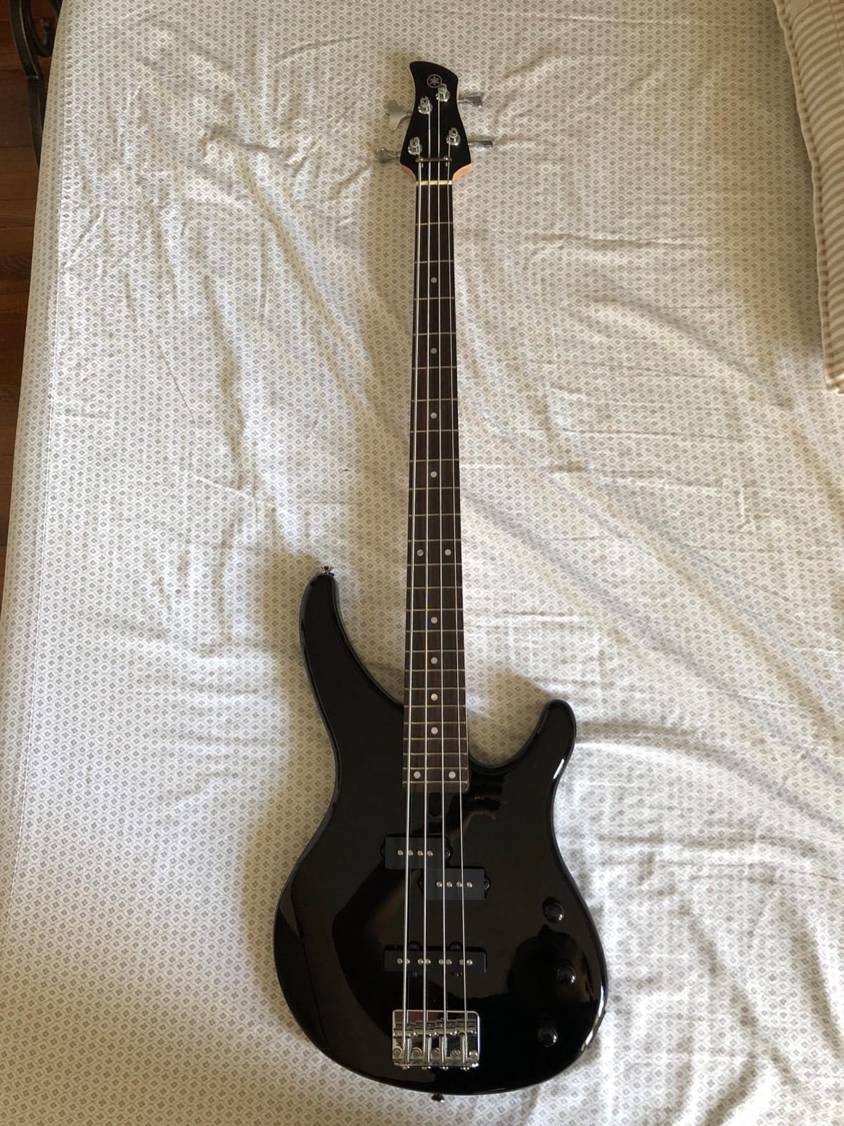Yamaha TRBX174EW RTB 4-String Electric Bass Guitar with Exotic Wood Top,Root Beer | Root Beer customer photo 1