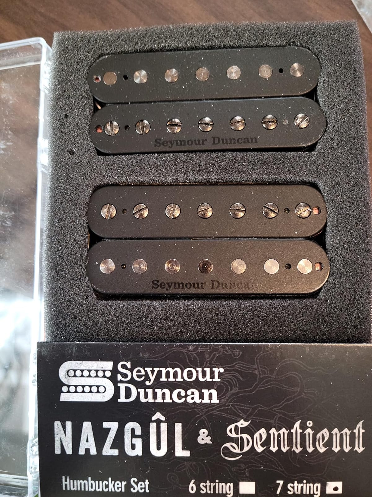 Seymour Duncan Nazgul & Sentient - 7 String Set - Passive Mount Black customer photo 1