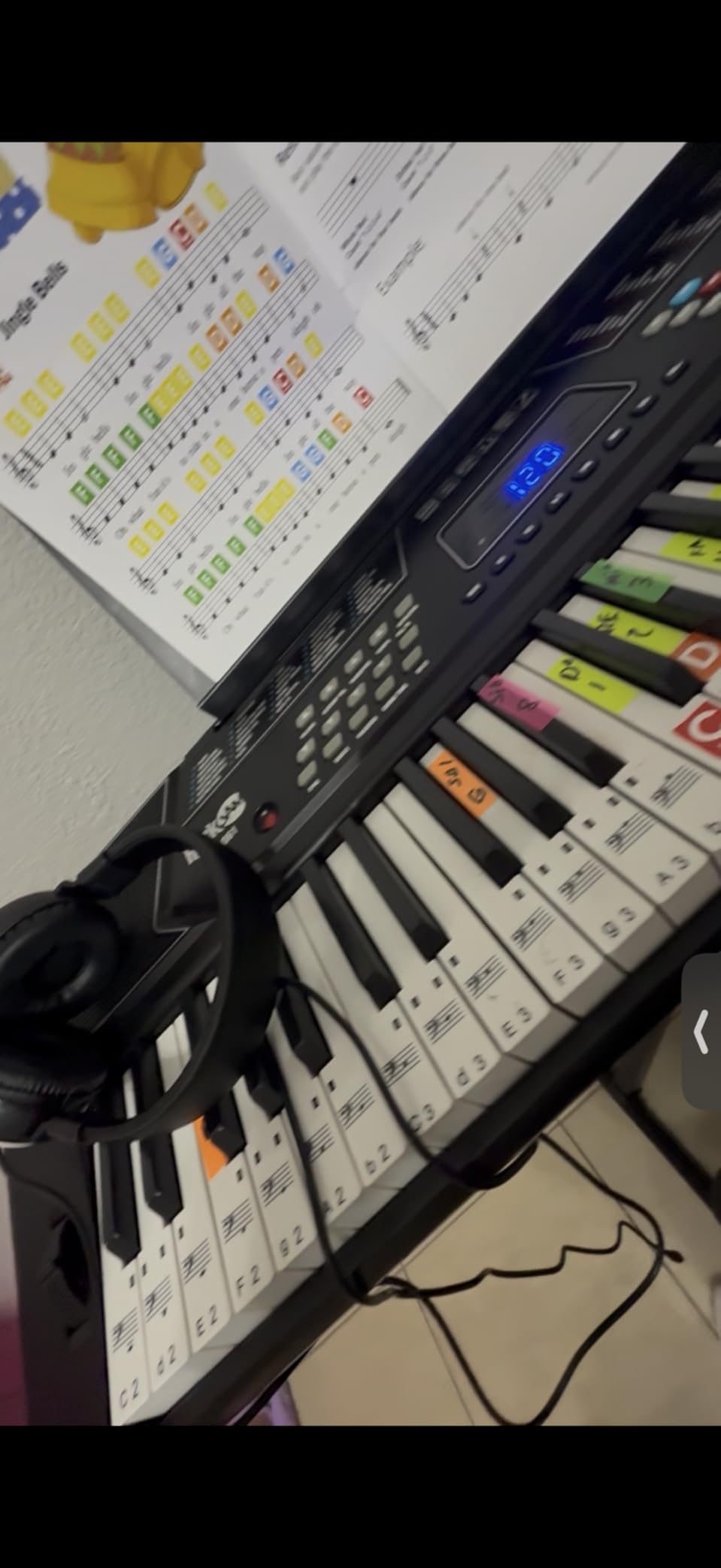 RockJam RJ561 61 Key Keyboard Piano Kit with Stand, Stool & Headphones customer photo 1