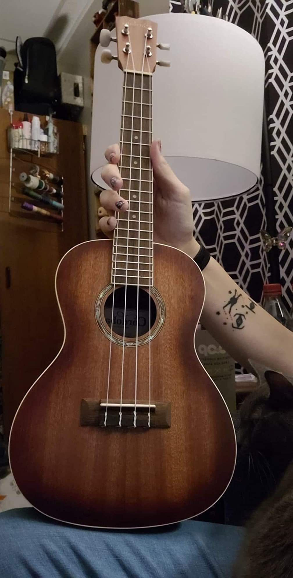 Cordoba 15CM E Concert Electric Ukelele Edgeburst customer photo 2