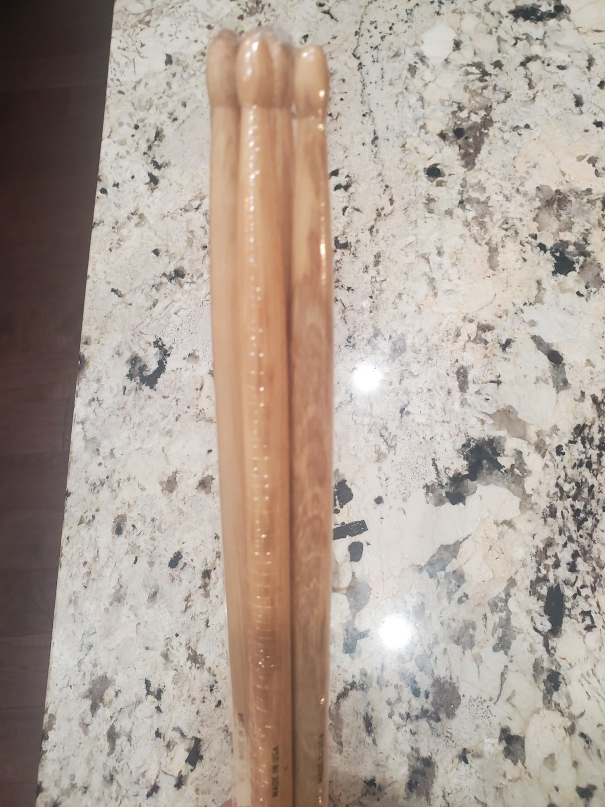 LA Specials Hickory 5A Drum Sticks, Wood Tip, 3-Pair Pack customer photo 1