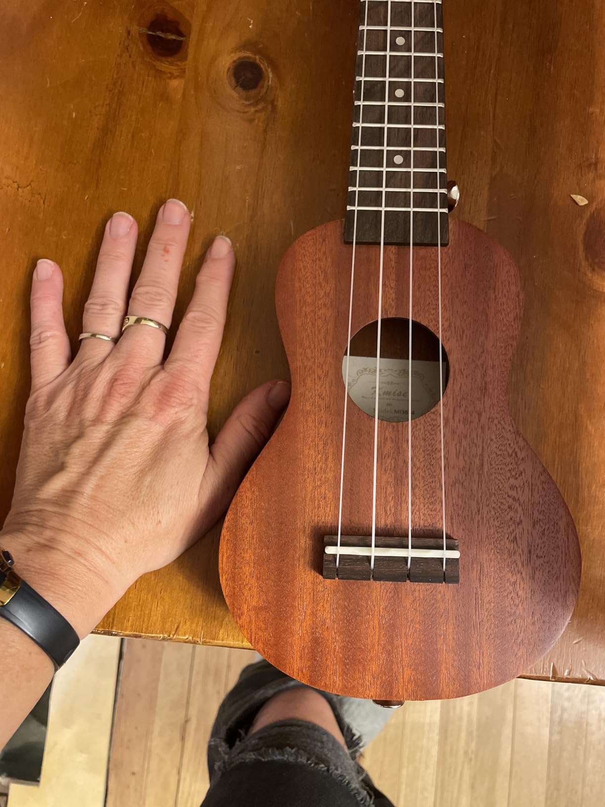 Kmise Concert Ukulele Uke Acoustic Hawaiian Guitar 23 Inch 18 Frets Mahagany With Ukelele Bag and Tuner customer photo 2