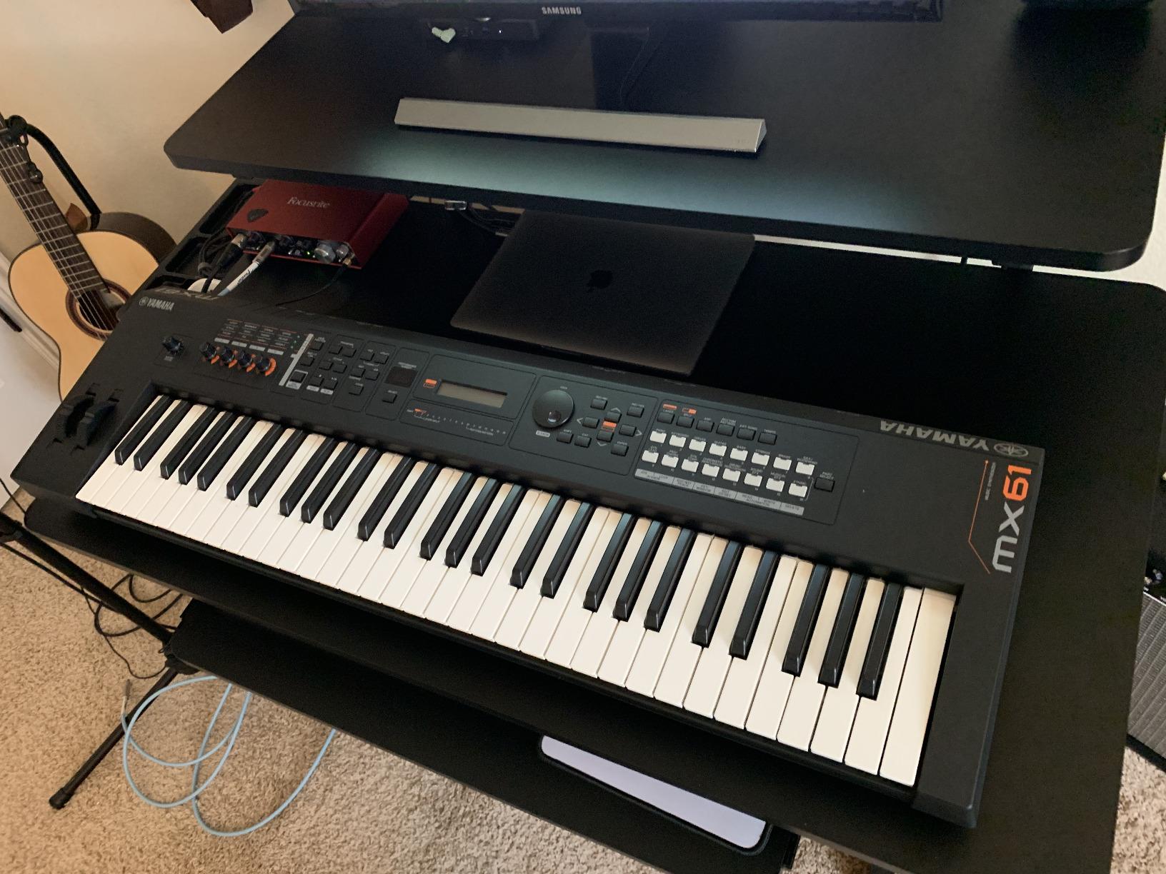 Yamaha MX61BK Music Production Synthesizer, 61-Key, Black customer photo 2
