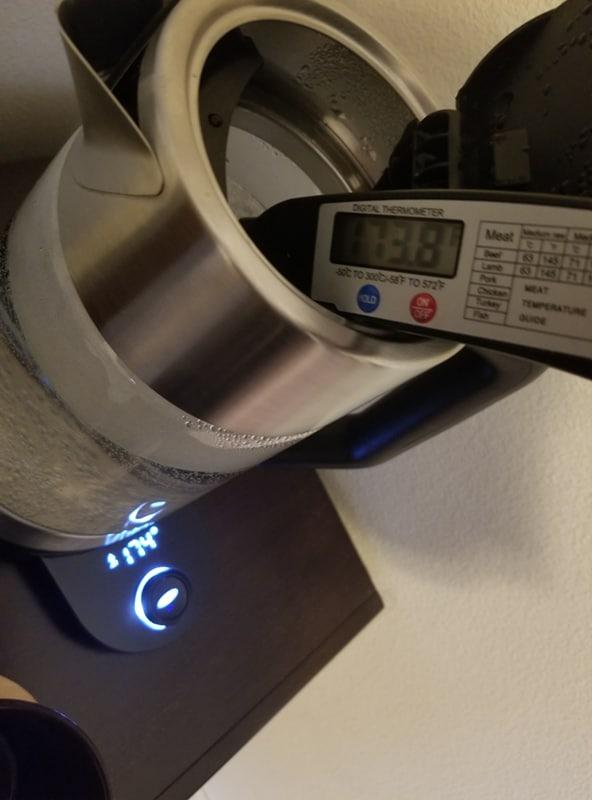 OXO Brew Adjustable Temperature Kettle, Electric Kettle, Stainless Steel customer photo 2