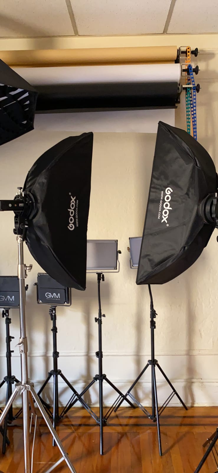 Godox 2-Pack 9x35/22x90cm Strip Softbox with Bowens Mount Speed Ring and Honeycomb Grid for Speedlite, Studio Flash, Monolight – Ideal for Portrait and Product Photography customer photo 2