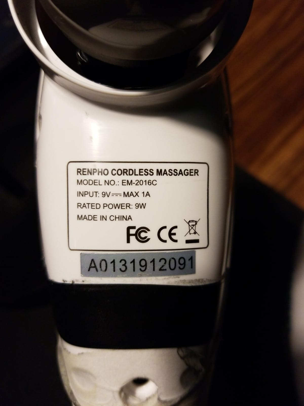 RENPHO Cordless Handheld Massager, 5 Adjustable Speeds and Massage Modes customer photo 2