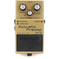 BOSS AD-2 Natural Acoustic Preamp Guitar Pedal customer photo 1