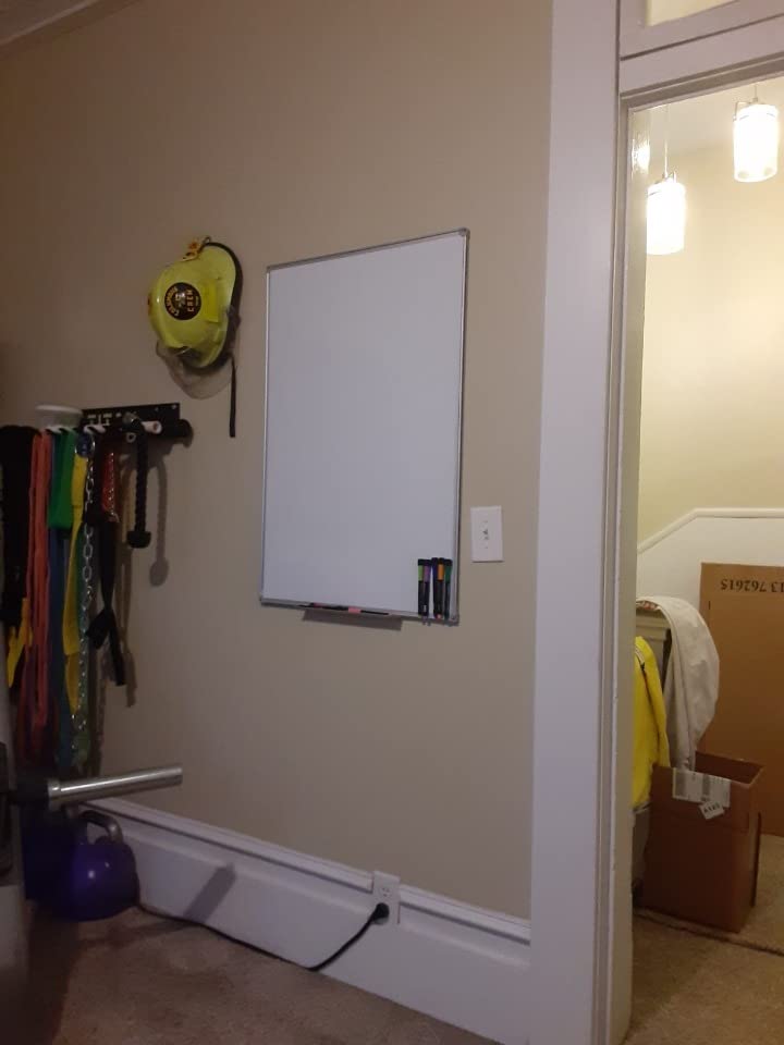 Lockways Magnetic Dry Erase Board, 36 x 24 Inch Magnetic Whiteboard customer photo 2