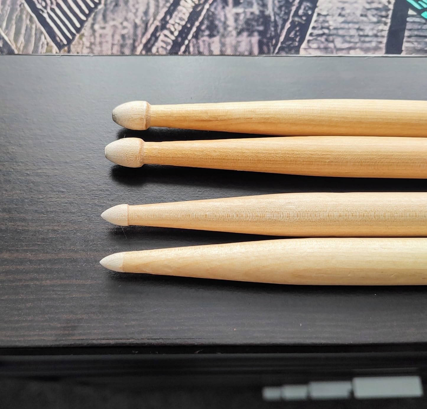 Drum Sticks 5A Wood Tip Drumstick (2 Pair Maple) customer photo 2