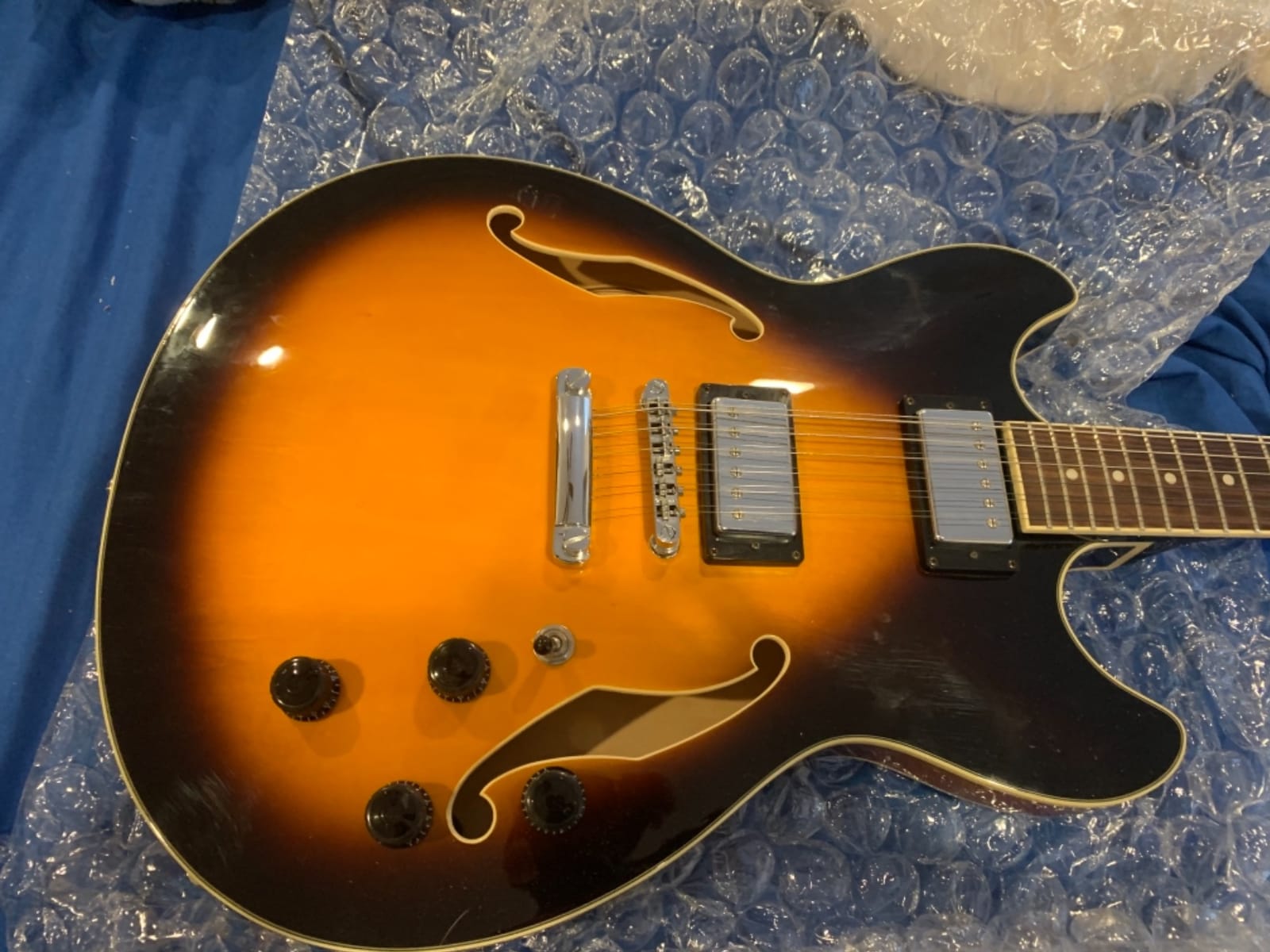 Ibanez Artcore AS7312 Semi-Hollow 12-String - Transparent Cherry Red customer photo 2
