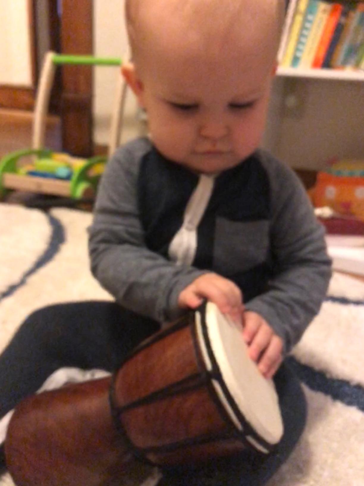 Authentic Mini Djembe Drum 4x8 – Handmade African Hand Drum with Genuine Goat Skin, Portable Rhythm Drum for Drum Circles, Music Therapy, Classroom, Travel & Gifts customer photo 2