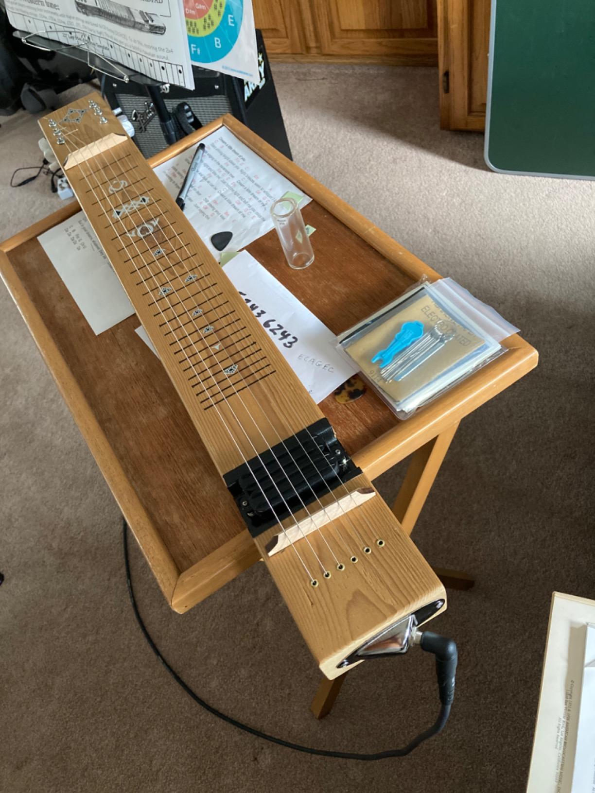2x4 Lap Steel Guitar Kit - the DIY Slide Guitar - You supply the 2x4! customer photo 1