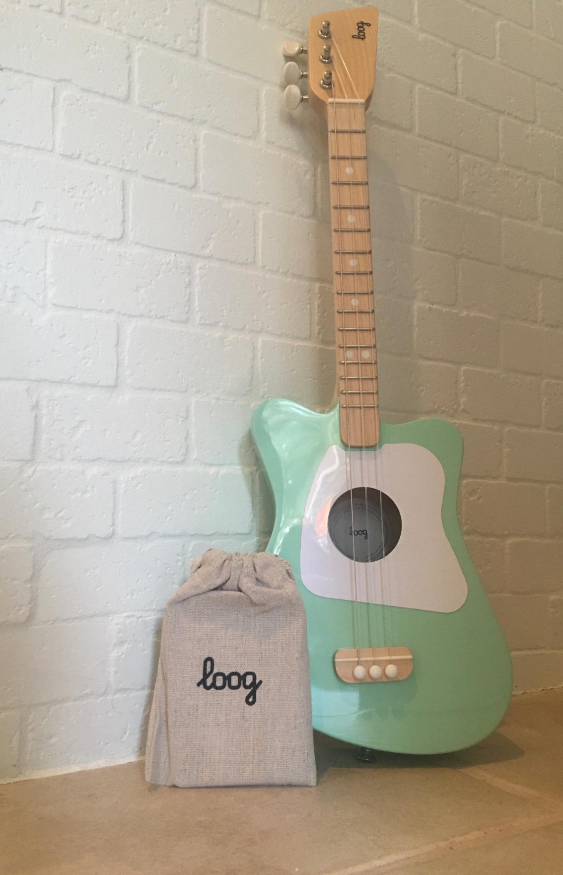 Loog Mini Acoustic kids Guitar for Beginners 3-strings Ages 3+ Learning app and lessons included customer photo 1