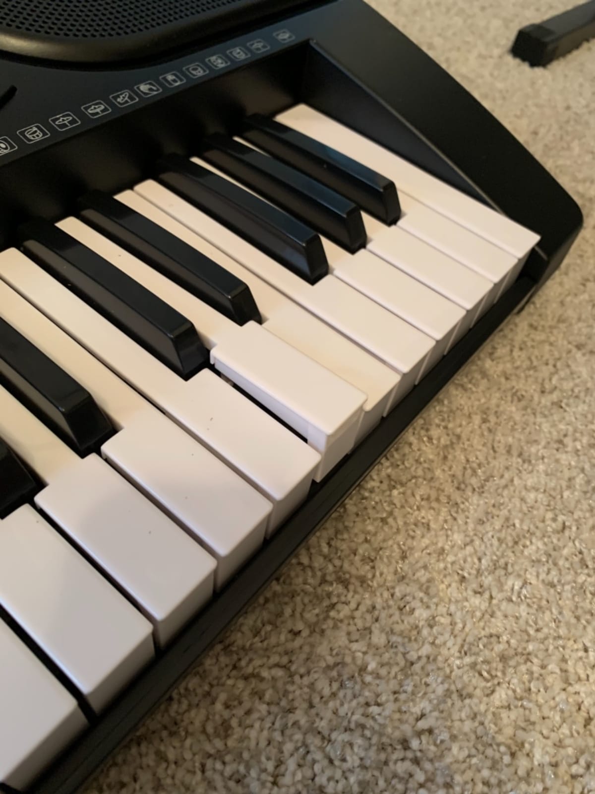 Hamzer 61 Key Digital Keyboard Piano with Stand & Bench, Beginner Electric Piano Keyboard Kit with Speakers, Headphones, Microphone, Keynote Stickers customer photo 1