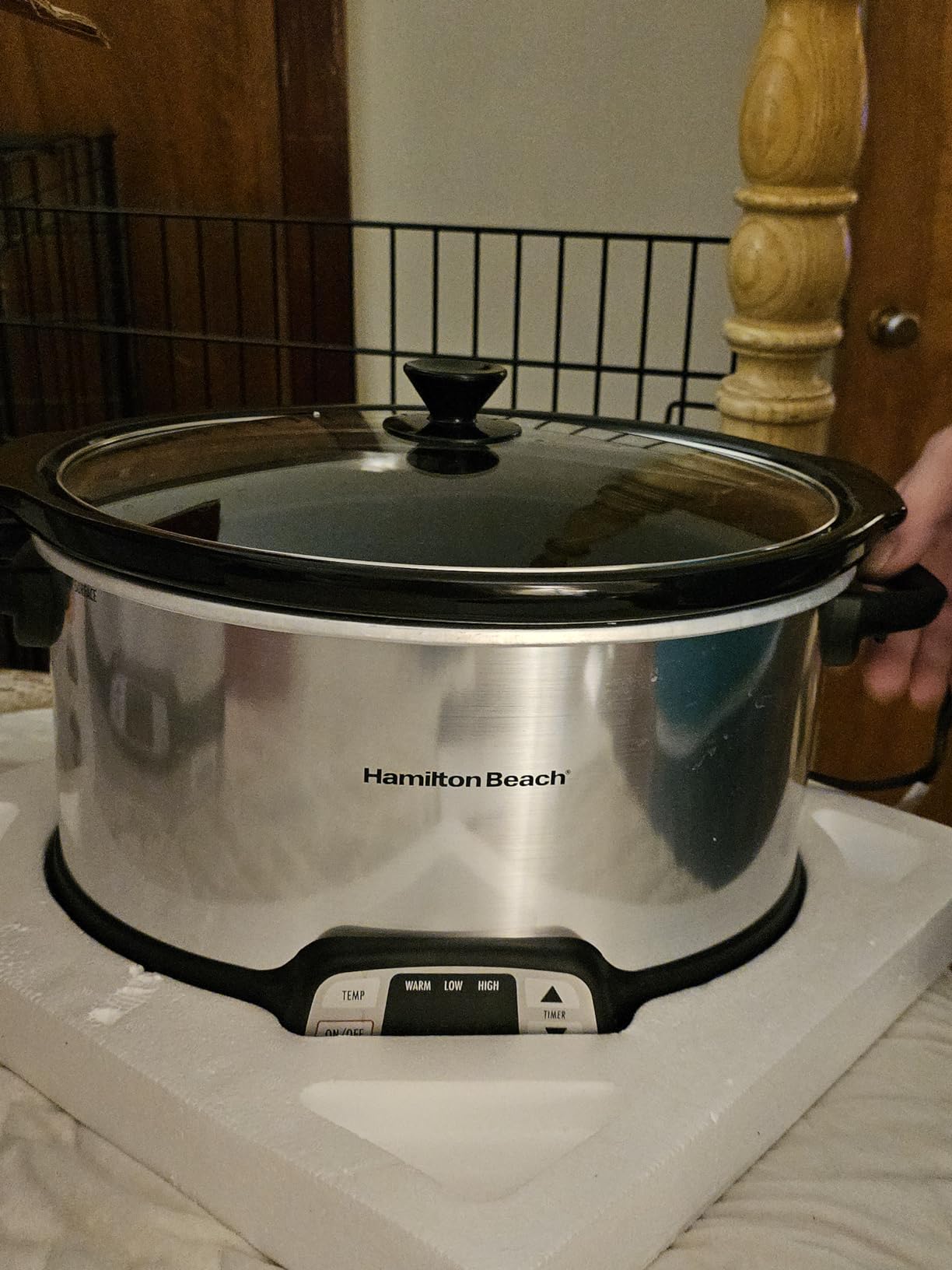 Hamilton Beach Set & Forget 8 Quart Programmable Slow Cooker customer photo 1