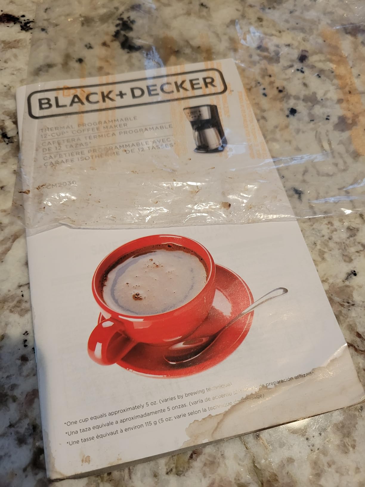 Black+Decker Thermal Coffee Maker, 12 Cup, Programmable, Digital Controls, Black And Silver, CM2036SC customer photo 2