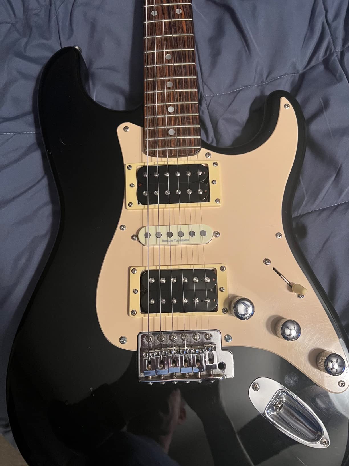 FLEOR Alnico 5 Guitar Pickup Double Coil Humbucker Pickups Neck and Bridge Set White customer photo 1