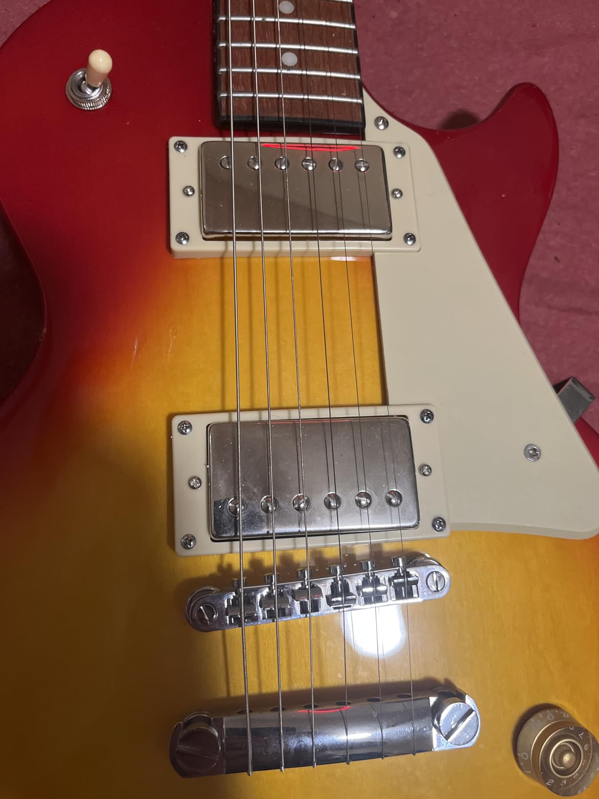 FLEOR Alnico5 Guitar Humbucker Pickup Set Golden Bridge & Neck Pickups Compatible with LP style Guitar Part customer photo 2