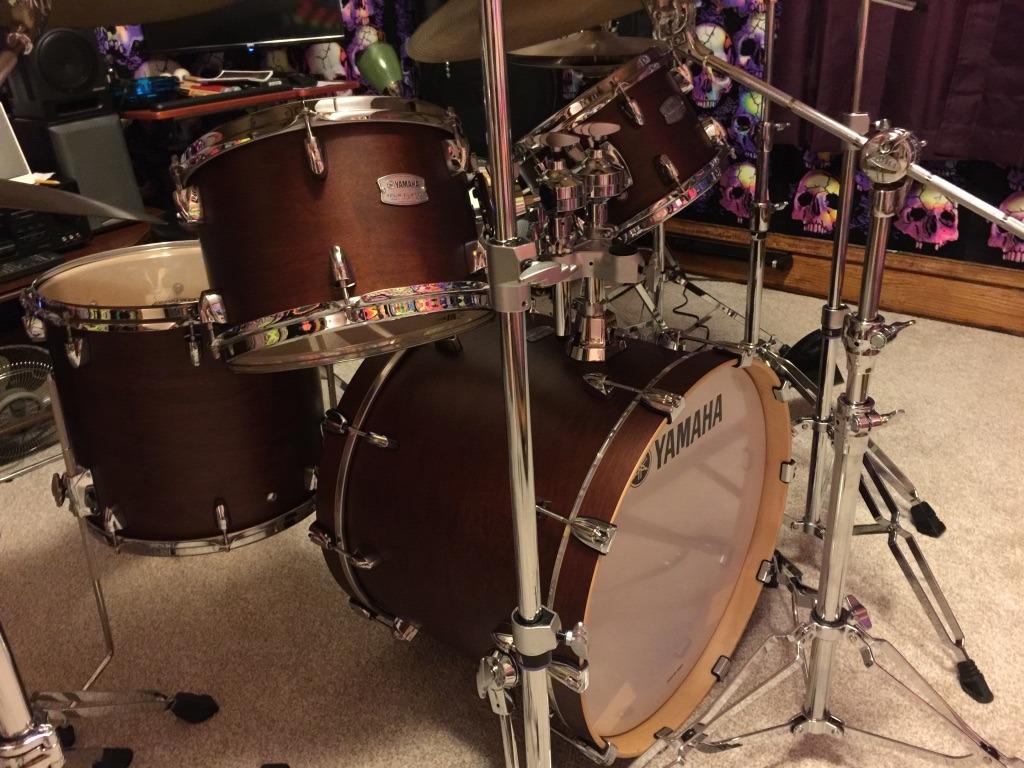 Yamaha Tour Custom Maple 4pc Fusion Shell Pack, Chocolate Satin customer photo 1