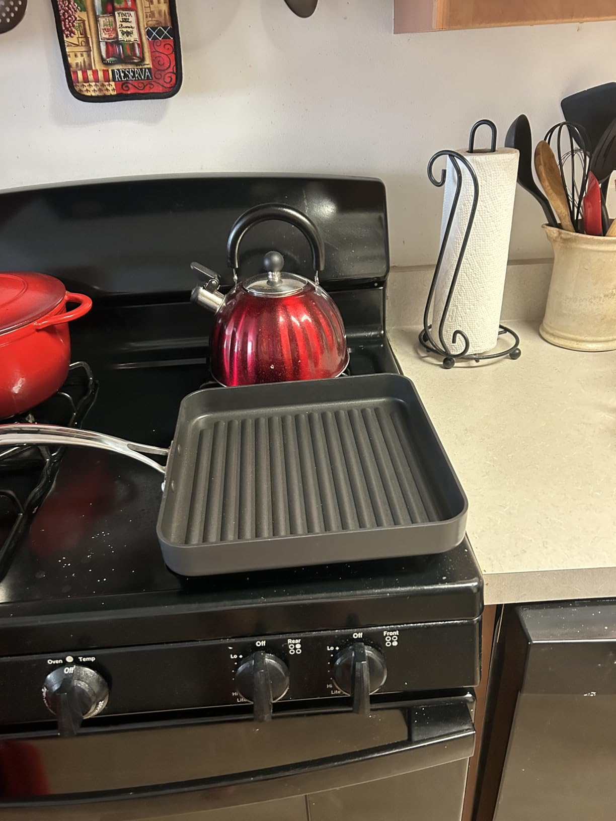 Cooks Standard Hard-Anodized Nonstick 11-inch Square Grill Pan customer photo 2