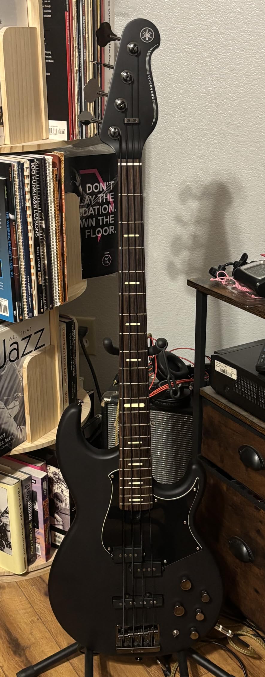 Yamaha BB734A BB-Series Bass Guitar, Translucent Matte Black customer photo 1