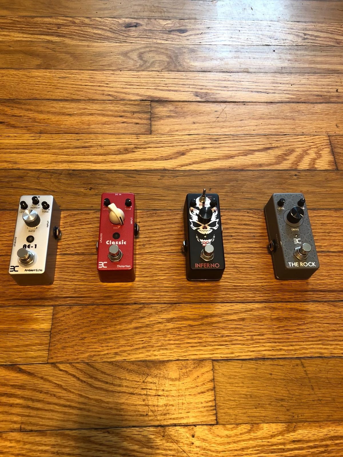 EX Inferno Death Metal Distortion Guitar Pedal, High-Gain Electric Guitar Effects Mini Pedal, with 3-Mode Boost Switch, True Bypass customer photo 1