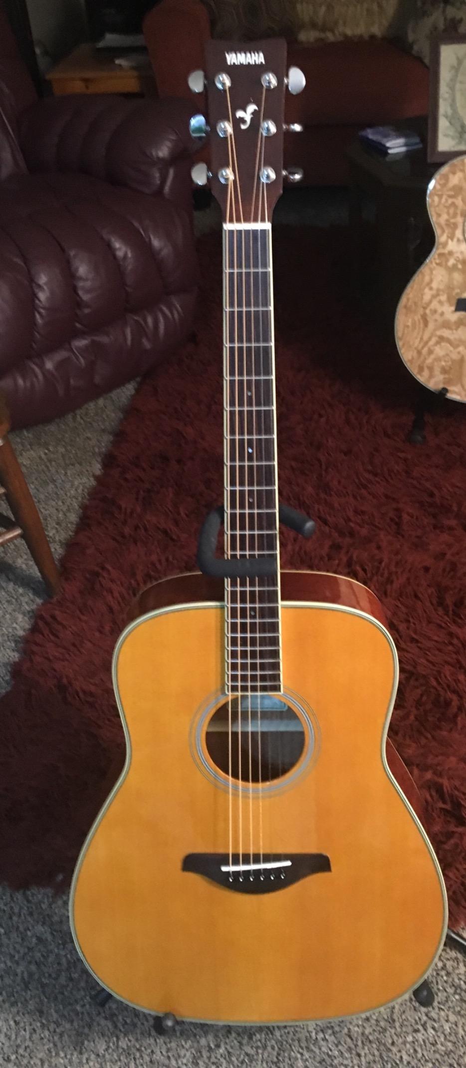 Yamaha FG-TA Transacoustic Guitar w/ Chorus and Reverb, Vintage Tint customer photo 1