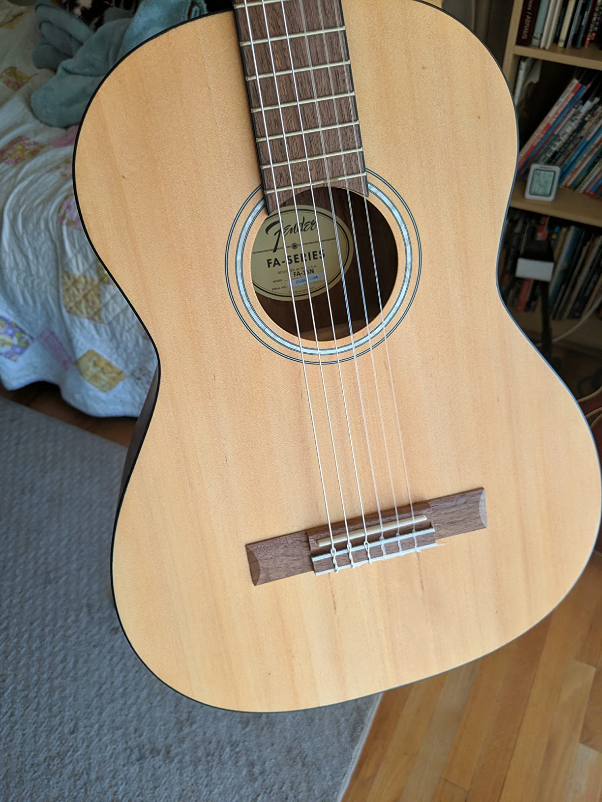 Fender FA-15N 3/4 Scale Nylon String Acoustic Guitar, Natural, with Gig Bag customer photo 2