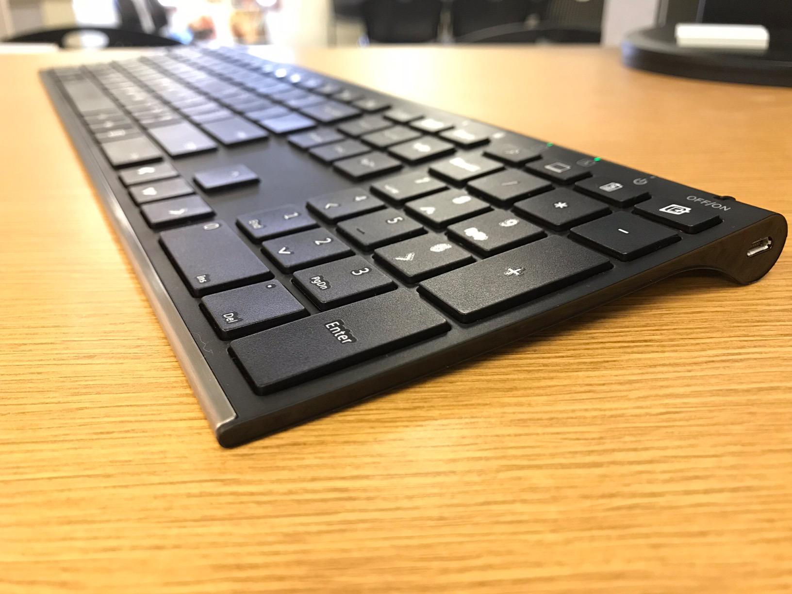 Arteck 2.4G USB Wireless Keyboard Full Size Keyboard for Computer/PC/Laptop customer photo 1